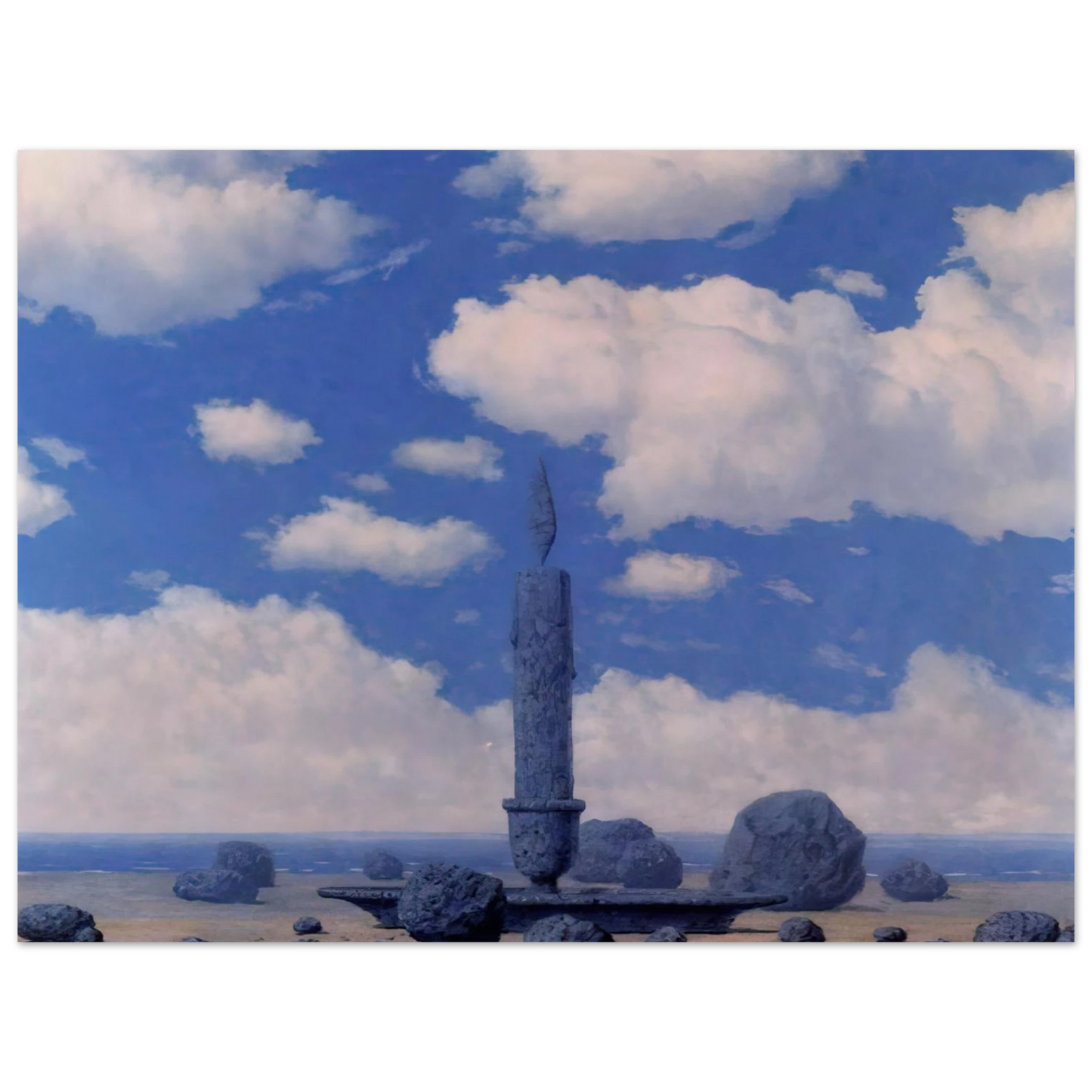 Rene Magritte - SOUVENIR FROM TRAVELS  75x100 cm / 30x40inches Fine Art Poster