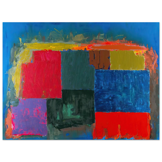 John Hoyland - North Sound - 1979  75x100 cm / 30x40inches Fine Art Poster