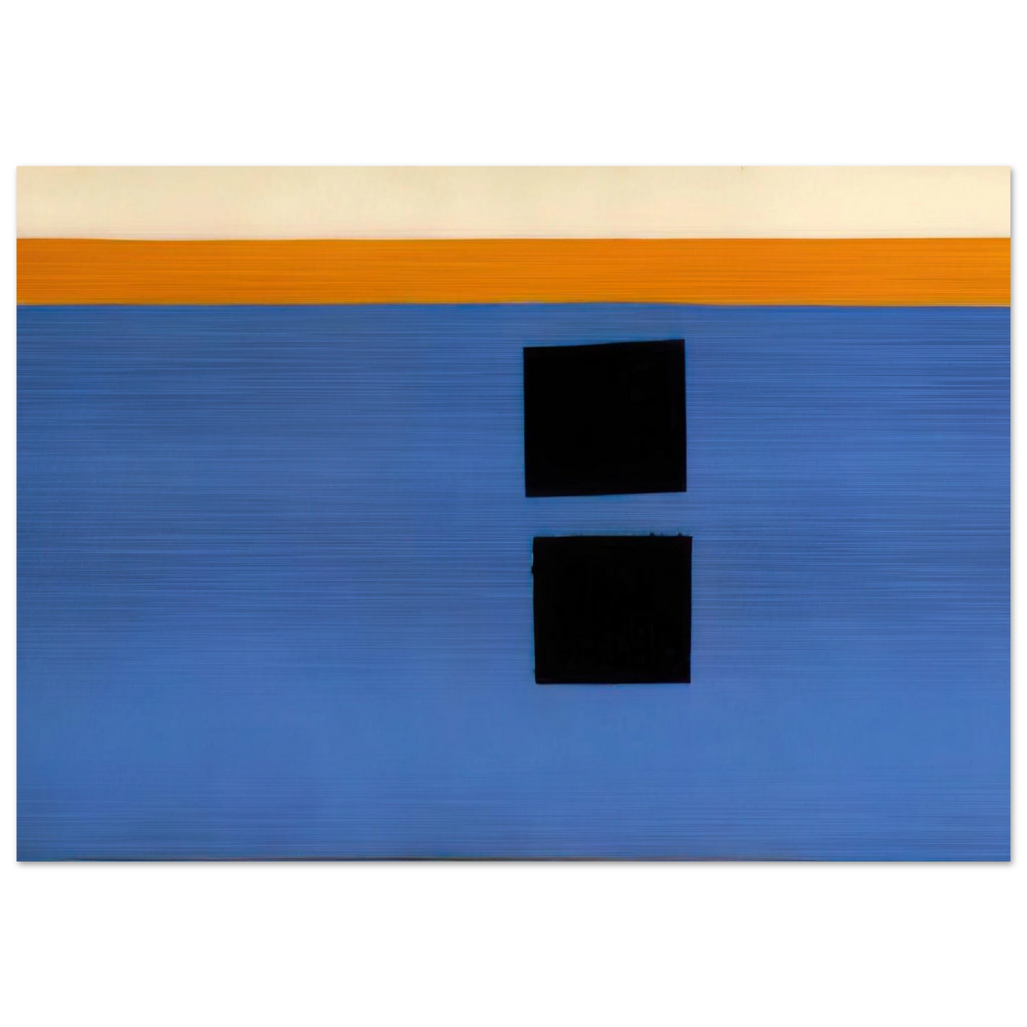 Double Aegean Sun-Box - 1968 - Theodoros Stamos Brushed Aluminum Print - 70x100 cm / 28x40 inches | Theodoros Stamos Aluminum Print | Theodoros Stamos Prints