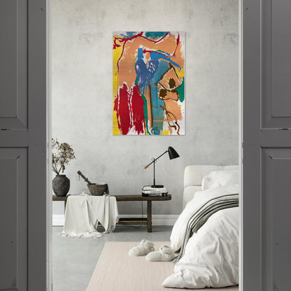 Mediterranean Thoughts, 1960- - Helen Frankenthaler Brushed Aluminum Print - 70x100 cm / 28x40 inches | Helen Frankenthaler Aluminum Print | Helen Frankenthaler Prints