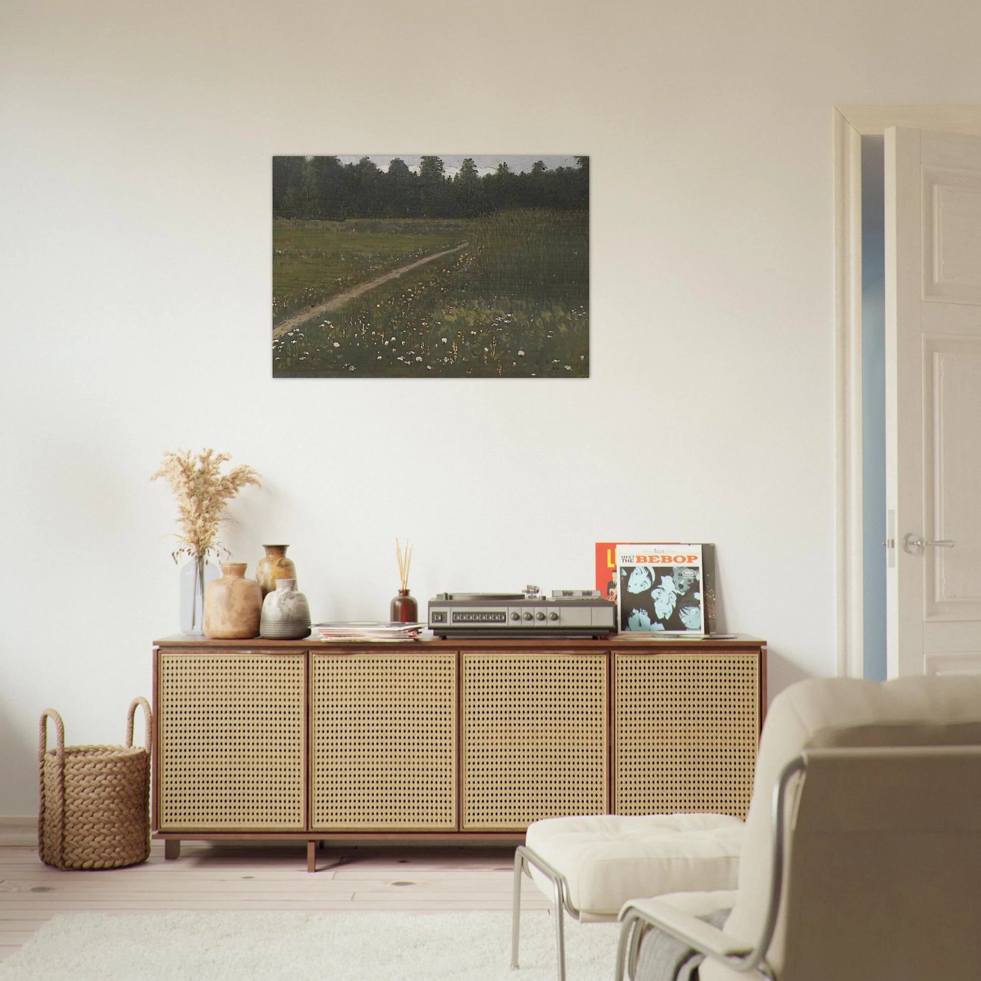 Forest Glade - Arkhyp Kuindzhi Brushed Aluminum Print - 70x100 cm / 28x40 inches | Arkhyp Kuindzhi Aluminum Print | Arkhyp Kuindzhi Prints