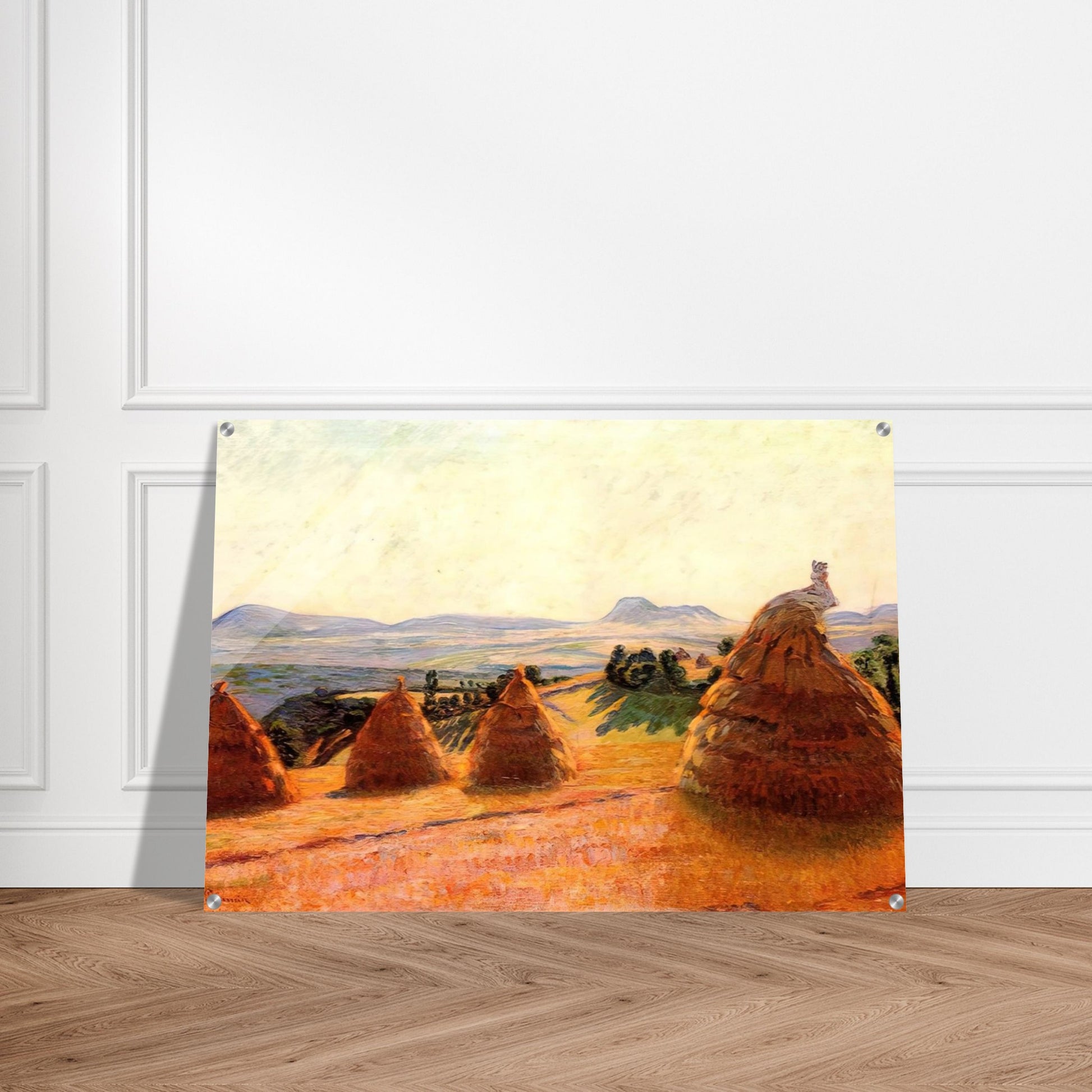 Plateau Bromont at Pontgibaud Puy de Dôme - Armand Guillaumin Acrylic Print - 70x100 cm / 28x40″ inches | Armand Guillaumin Wall Art | Armand Guillaumin Prints