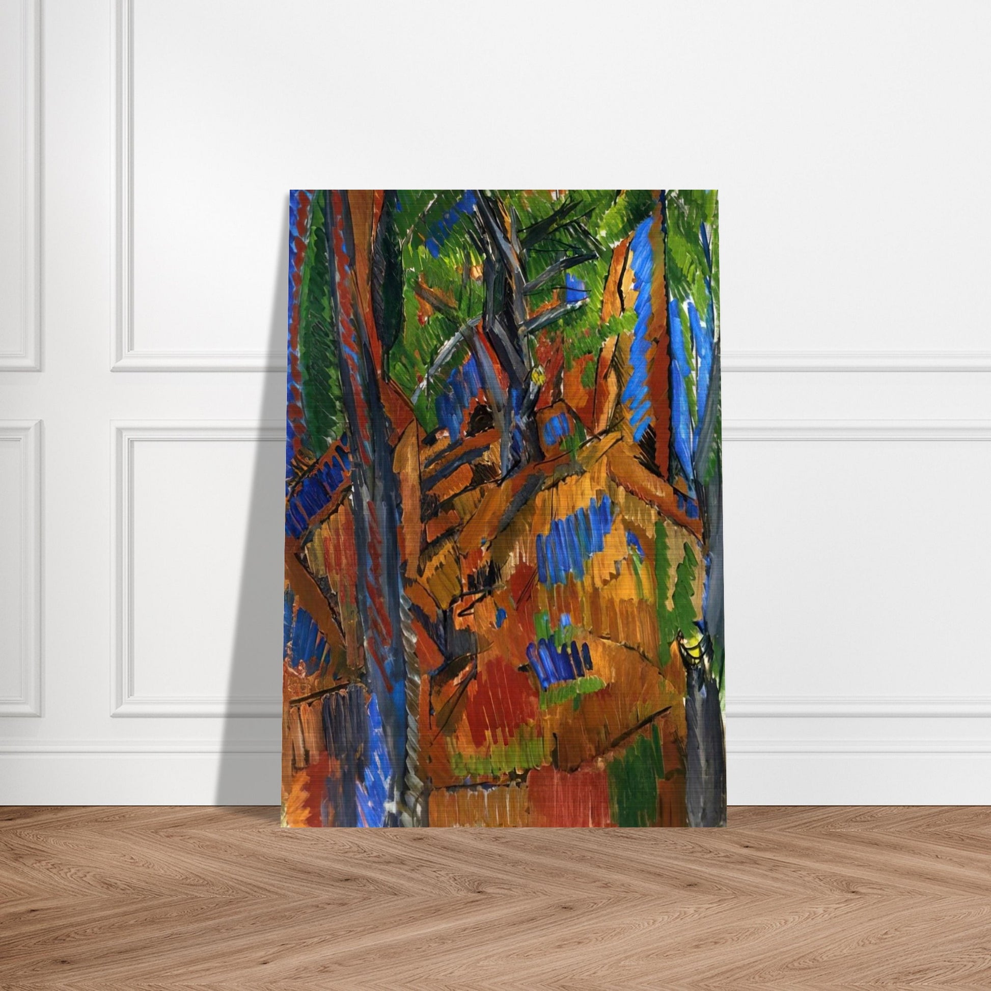 TREES 1913 - Raoul Dufy Brushed Aluminum Print - 70x100 cm / 28x40 inches | Raoul Dufy Aluminum Print | Raoul Dufy Prints