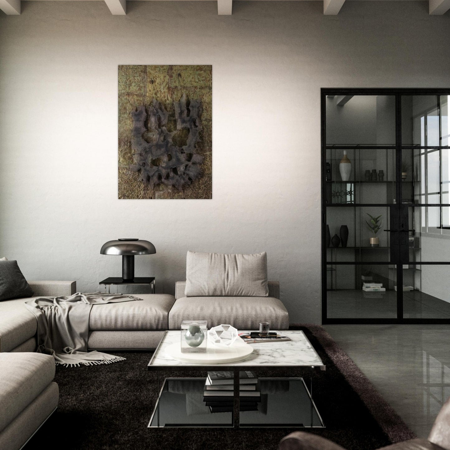 Metamorfosis Marco Aurelio - 1962 - Manuel Rivera Brushed Aluminum Print - 70x100 cm / 28x40 inches | Manuel Rivera Aluminum Print | Manuel Rivera Prints