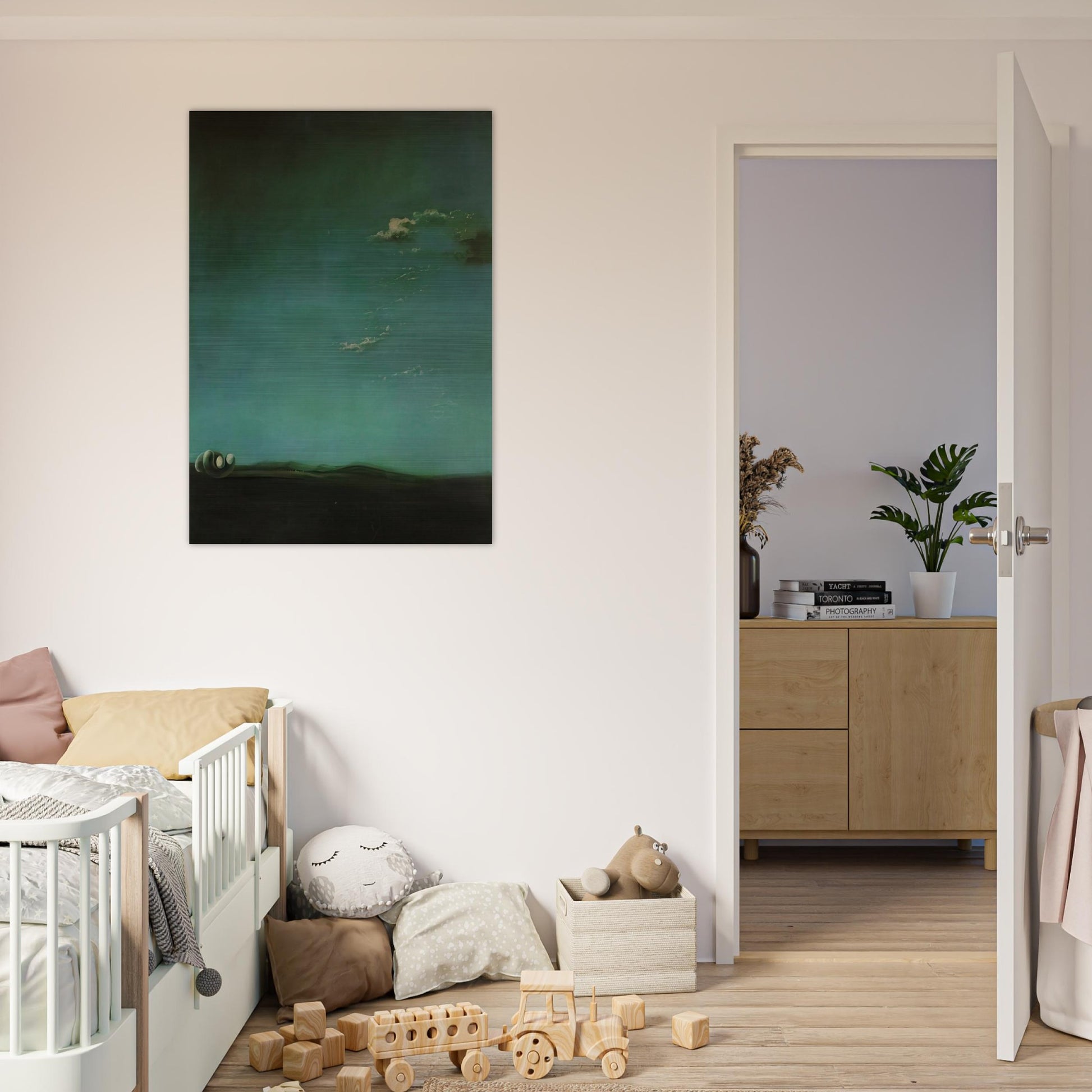 HYPNAGOGIC MONUMENT - Salvador Dali Brushed Aluminum Print - 70x100 cm / 28x40 inches | Salvador Dali Aluminum Print | Salvador Dali Prints