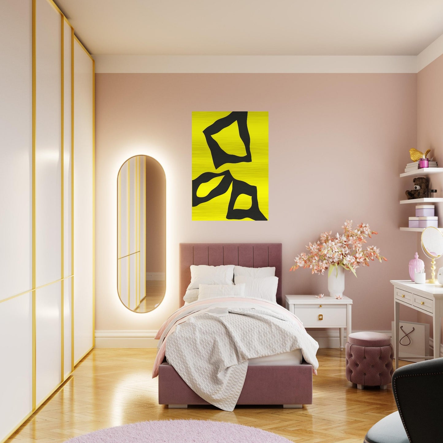 Hasard - Jean Arp Brushed Aluminum Print - 70x100 cm / 28x40 inches | Jean Arp Aluminum Print | Jean Arp Prints