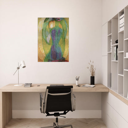 Oval mirror - Frantisek Kupka Brushed Aluminum Print - 70x100 cm / 28x40 inches | Frantisek Kupka Aluminum Print | Frantisek Kupka Prints