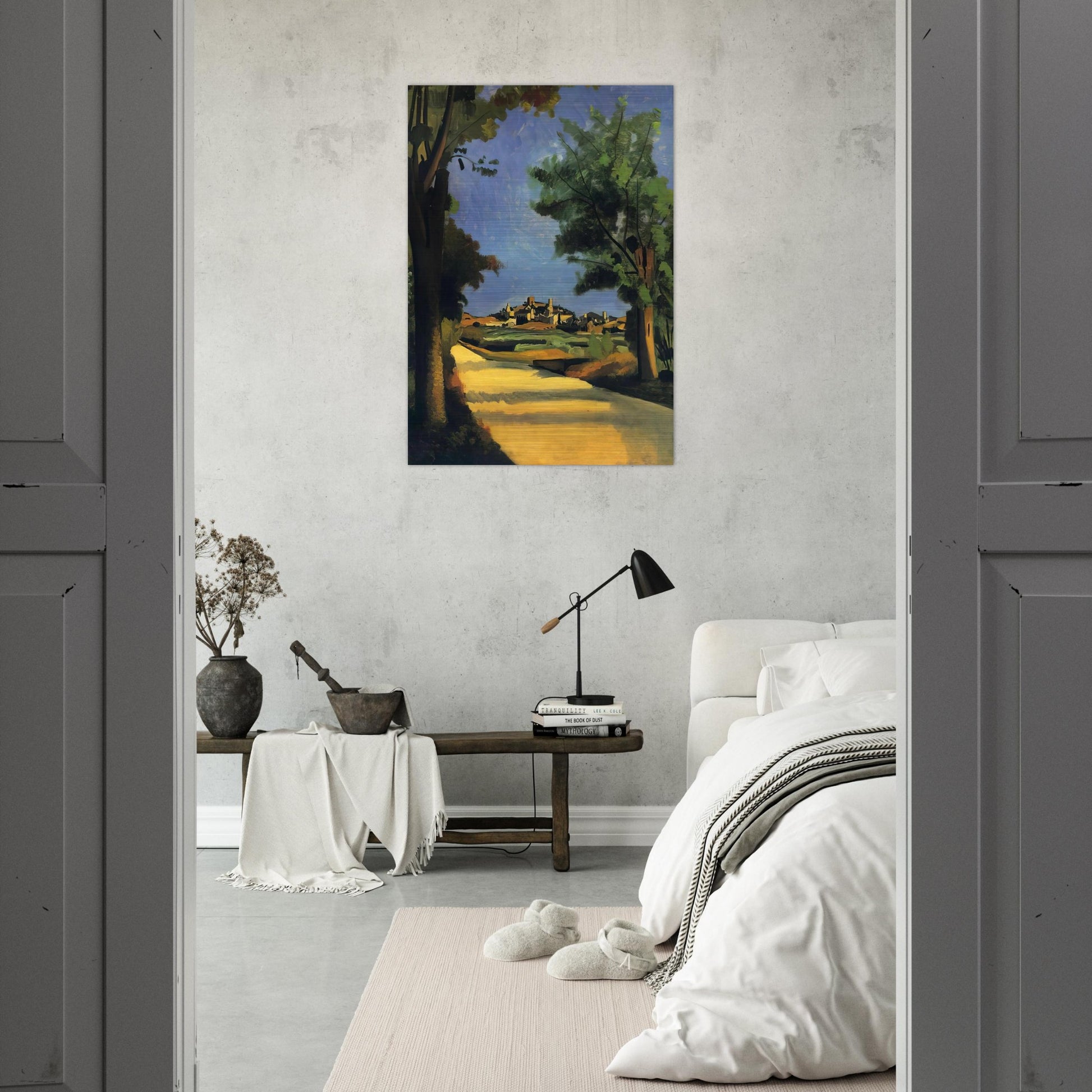 THE ROAD 1932 - Andre Derain Brushed Aluminum Print - 70x100 cm / 28x40 inches | Andre Derain Aluminum Print | Andre Derain Prints
