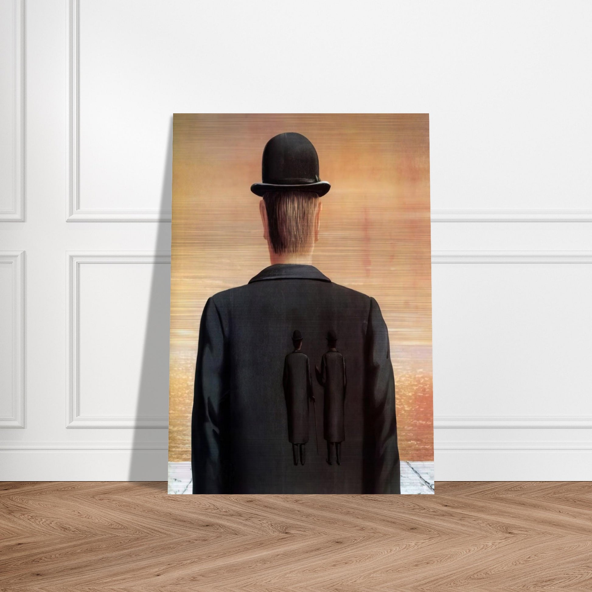 THE SPIRIT OF ADVENTURE 1962 - Rene Magritte Brushed Aluminum Print - 70x100 cm / 28x40 inches | Rene Magritte Aluminum Print | Rene Magritte Prints