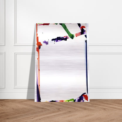Untitled  SF71-045  - Sam Francis Brushed Aluminum Print - 70x100 cm / 28x40 inches | Sam Francis Aluminum Print | Sam Francis Prints
