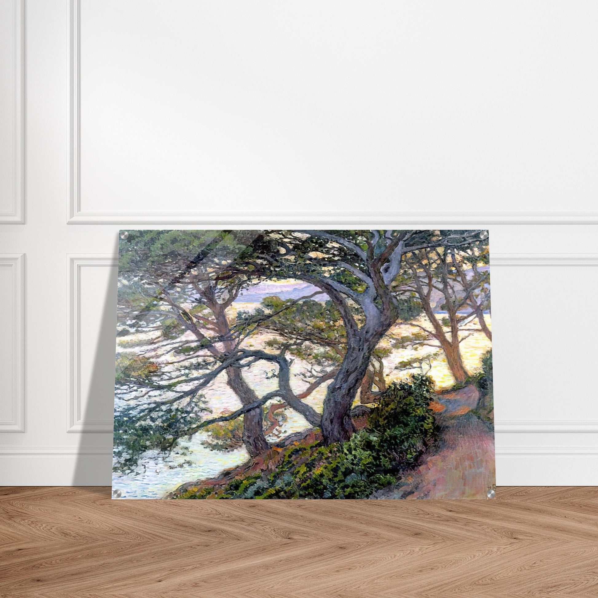 PINES OF RAYOL 1912 - Theo van Rysselberghe Acrylic Print - 70x100 cm / 28x40″ inches