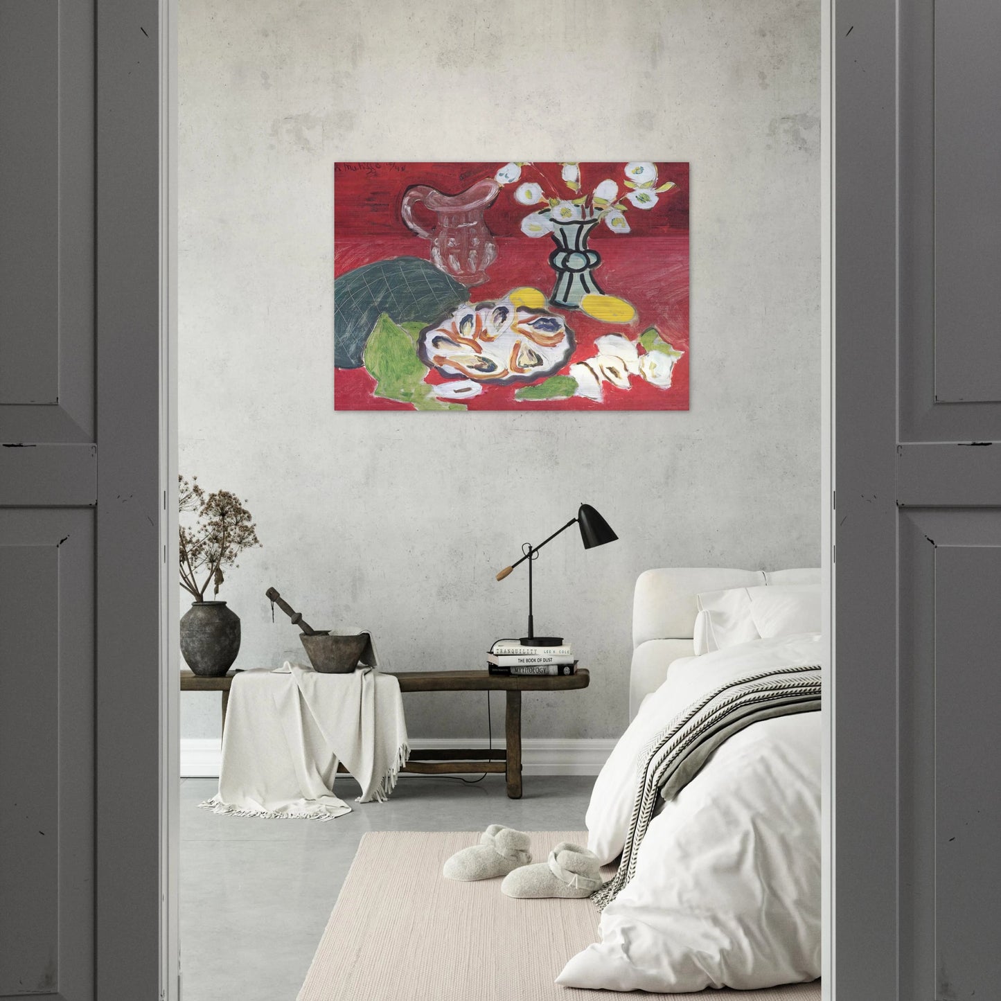 STILL LIFE WITH SHELLFISH 1940 - Henri Matisse Brushed Aluminum Print - 70x100 cm / 28x40 inches | Henri Matisse Aluminum Print | Henri Matisse Prints