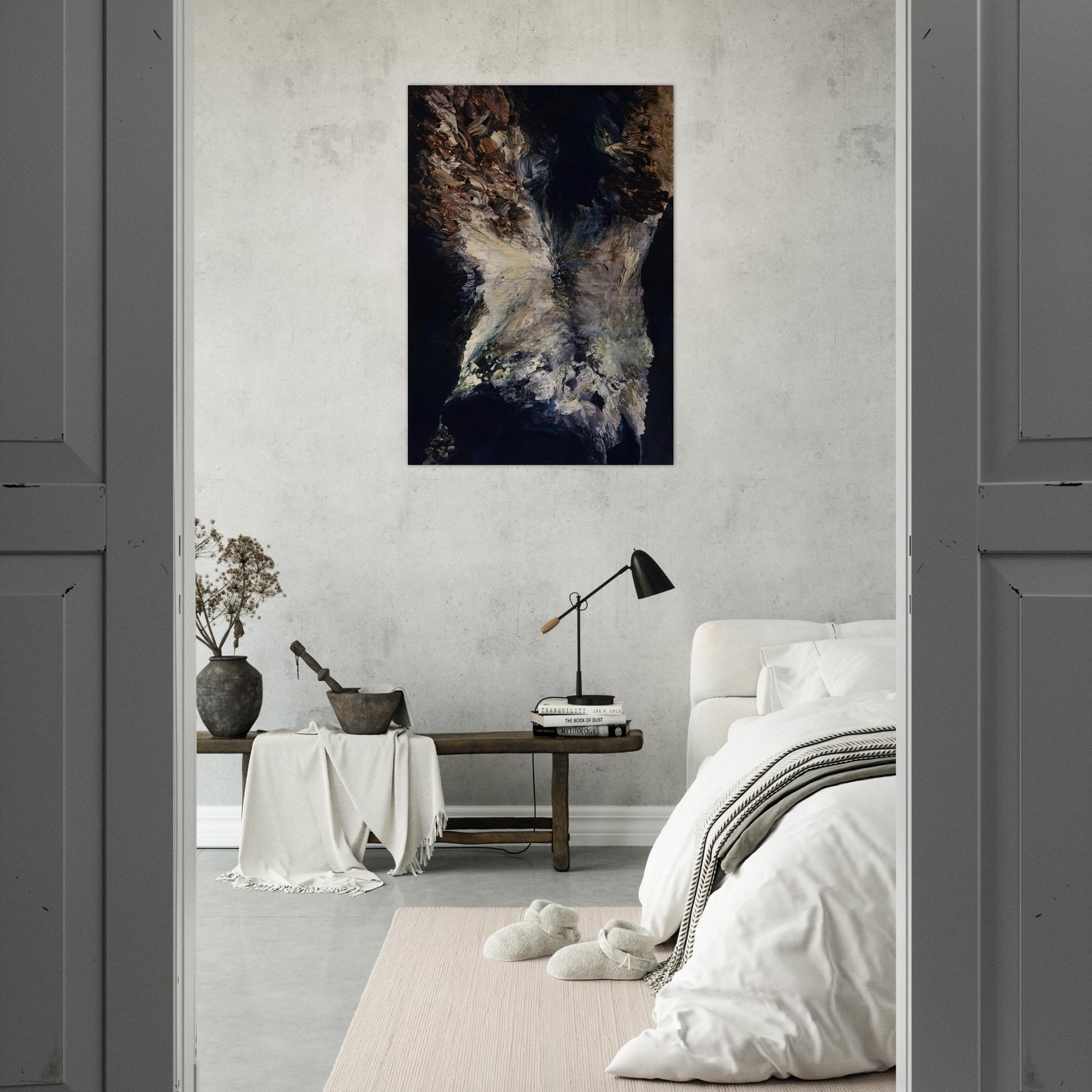 Jay DeFeo/BIG/The Annunciation - Jay DeFeo Brushed Aluminum Print - 70x100 cm / 28x40 inches | Jay DeFeo Aluminum Print | Jay DeFeo Prints