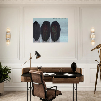 The Rose  V  - Cy Twombly Brushed Aluminum Print - 70x100 cm / 28x40 inches | Cy Twombly Aluminum Print | Cy Twombly Prints
