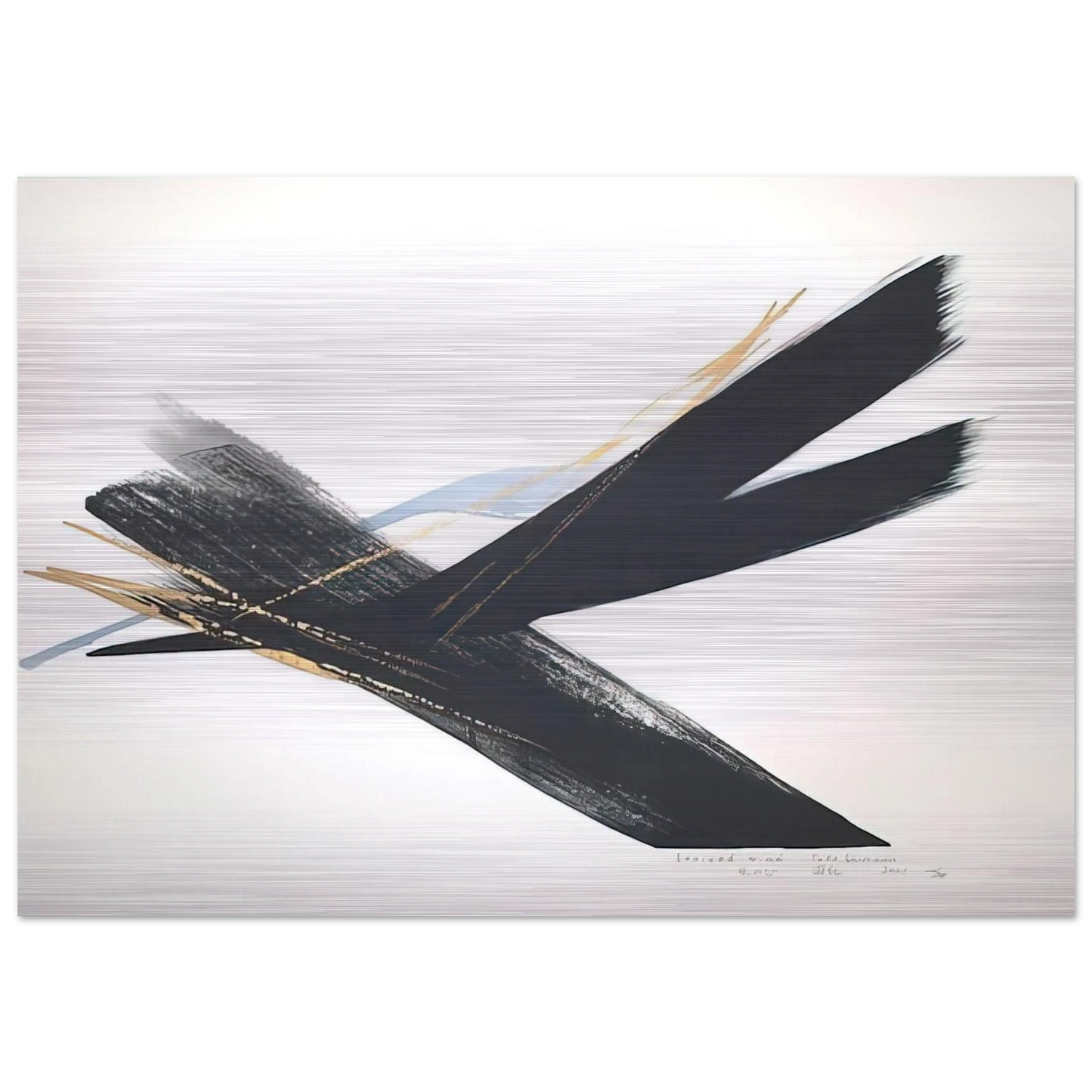 Arrived Wind - 2001 - Toko Shinoda Brushed Aluminum Print - 70x100 cm / 28x40 inches | Toko Shinoda Aluminum Print | Toko Shinoda Prints