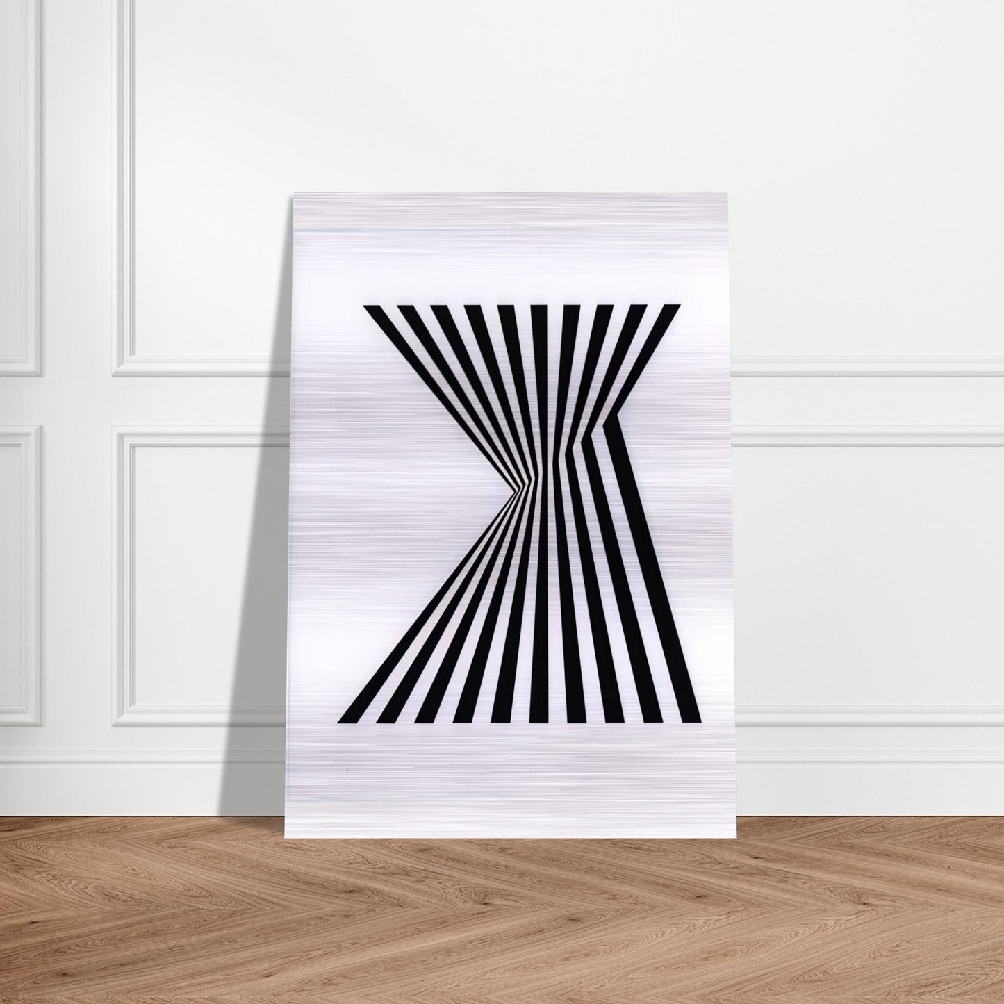 UNTITLED FRAGMENT 1 1965 - Bridget Riley Brushed Aluminum Print - 70x100 cm / 28x40 inches | Bridget Riley Aluminum Print | Bridget Riley Prints