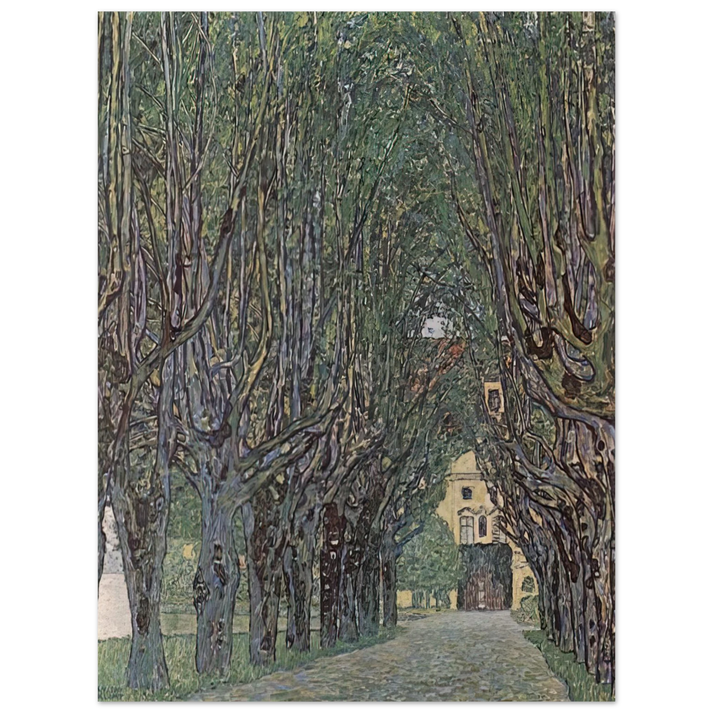 Gustav Klimt - AVENUE OF SCHLOSS KAMMER PARK  75x100 cm / 30x40inches Fine Art Poster