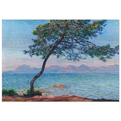 The Esterel Mountains - claude monet Brushed Aluminum Print - 70x100 cm / 28x40 inches | claude monet Aluminum Print | claude monet Prints