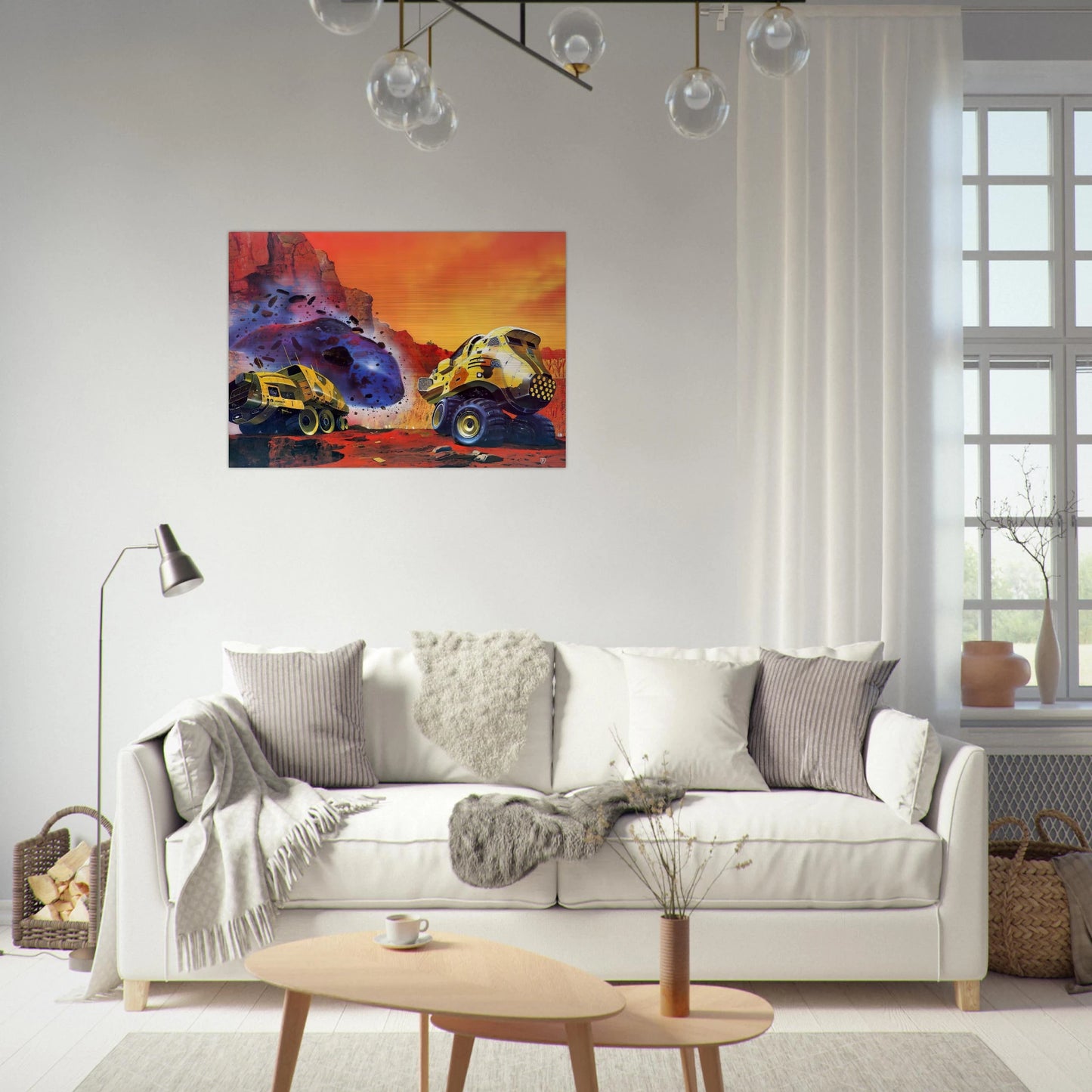 Chris Foss - Chris Foss Brushed Aluminum Print - 70x100 cm / 28x40 inches | Chris Foss Aluminum Print | Chris Foss Prints