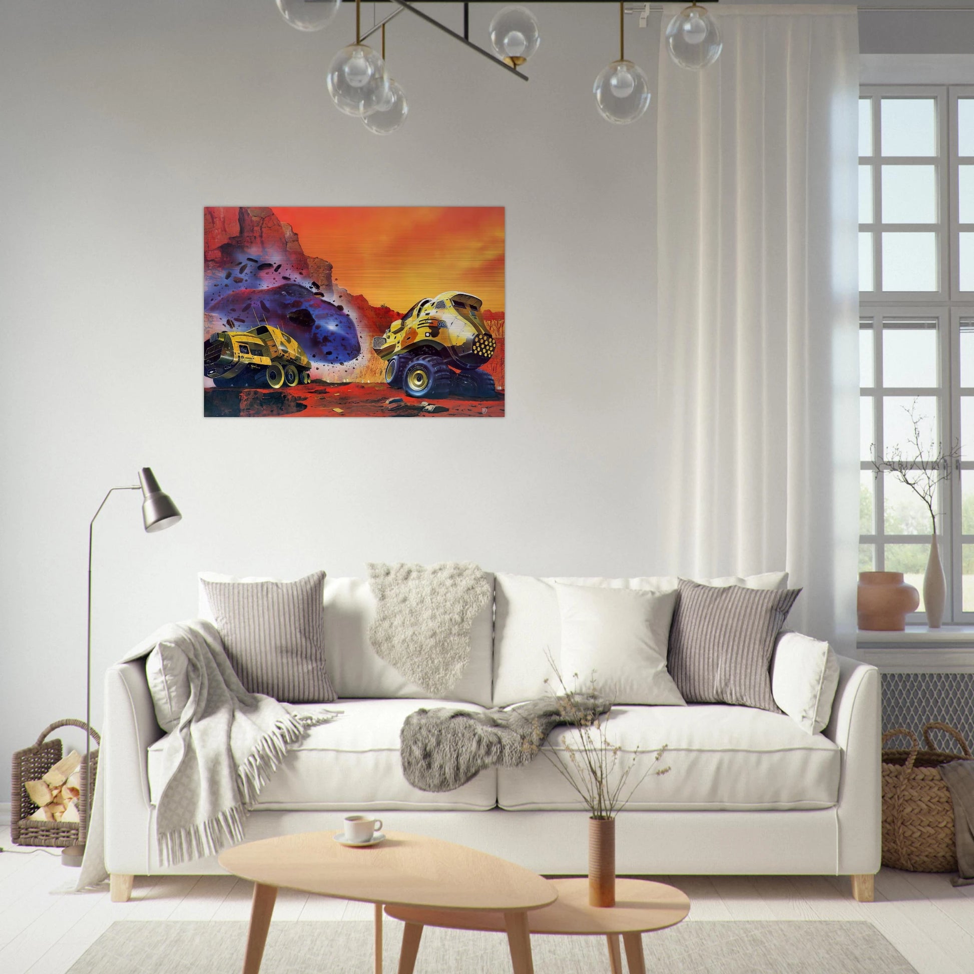 Chris Foss - Chris Foss Brushed Aluminum Print - 70x100 cm / 28x40 inches | Chris Foss Aluminum Print | Chris Foss Prints