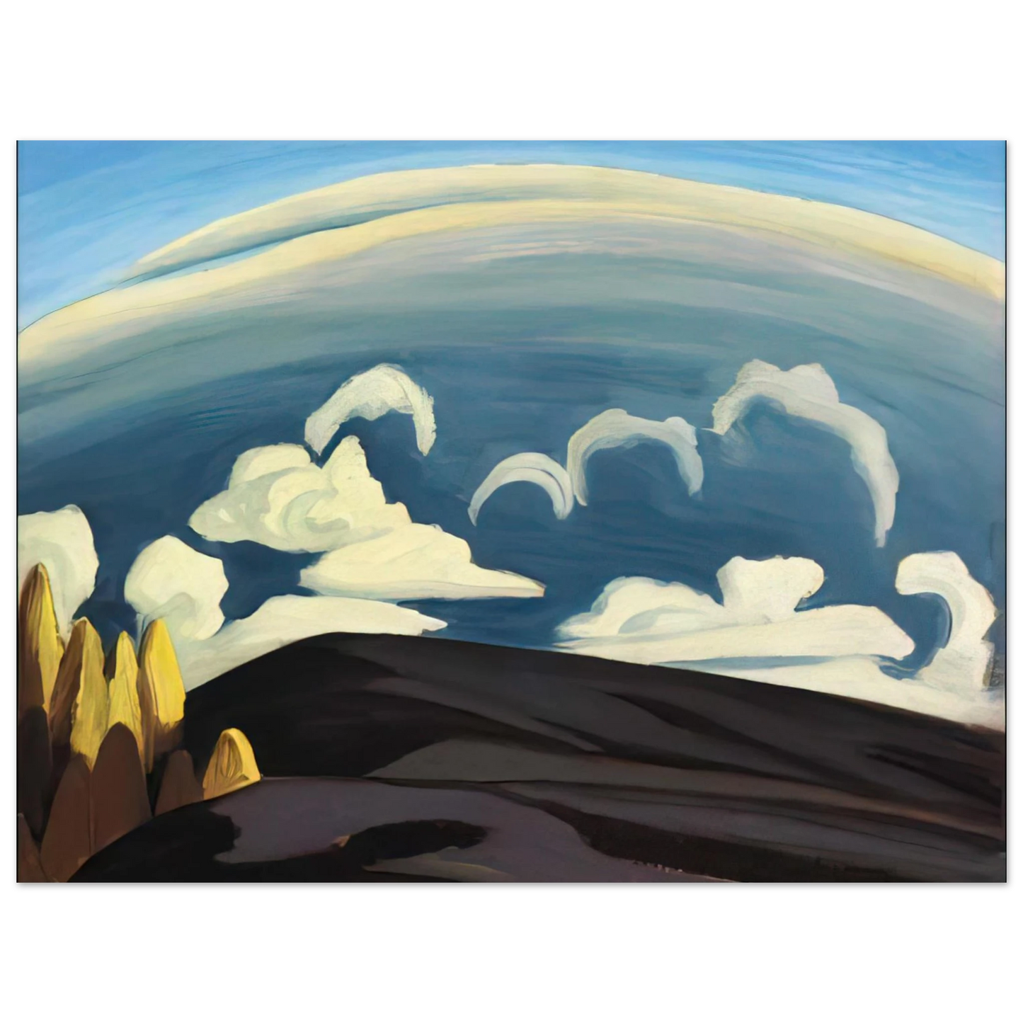 Lawren Harris - Aftermath of Storm - Lake Superior Sketch XXXIV - 1926  75x100 cm / 30x40inches Fine Art Poster