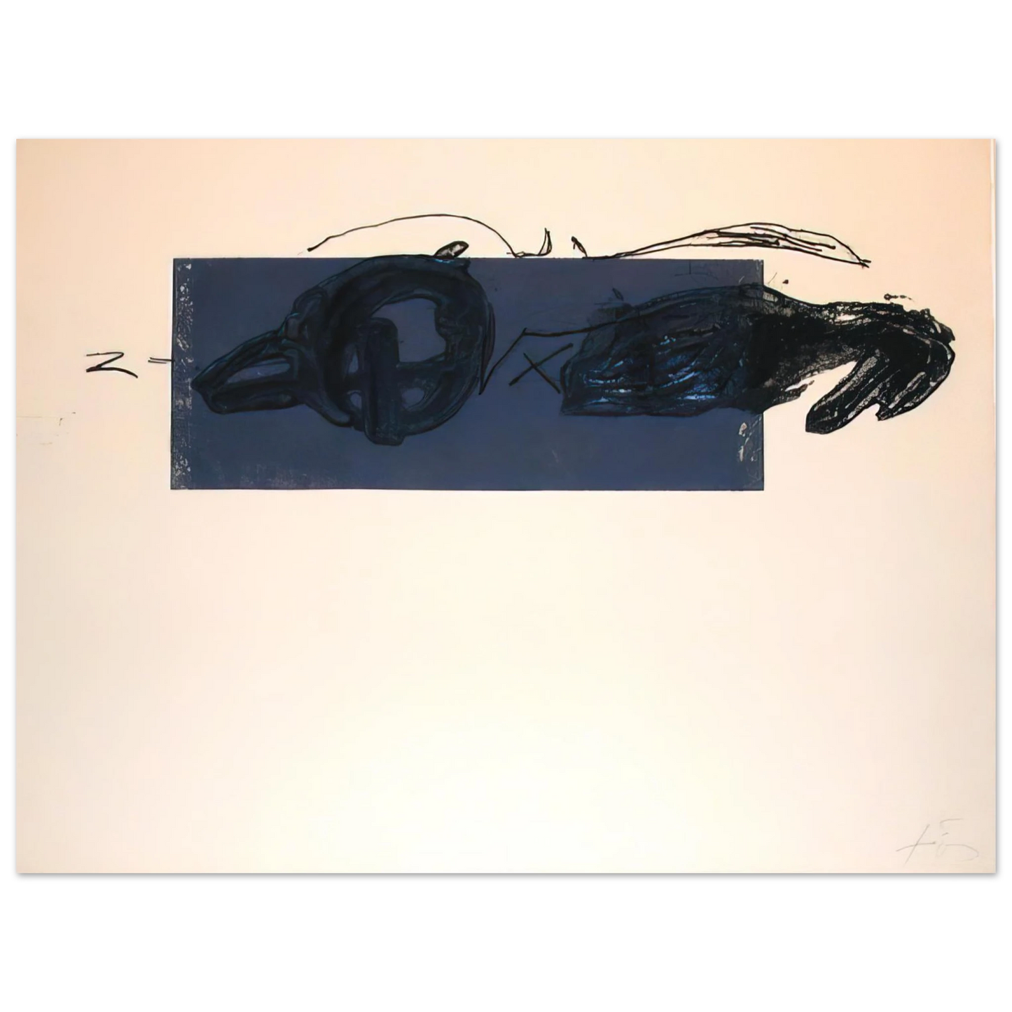 Antoni Tapies - Z 1981  75x100 cm / 30x40inches Fine Art Poster