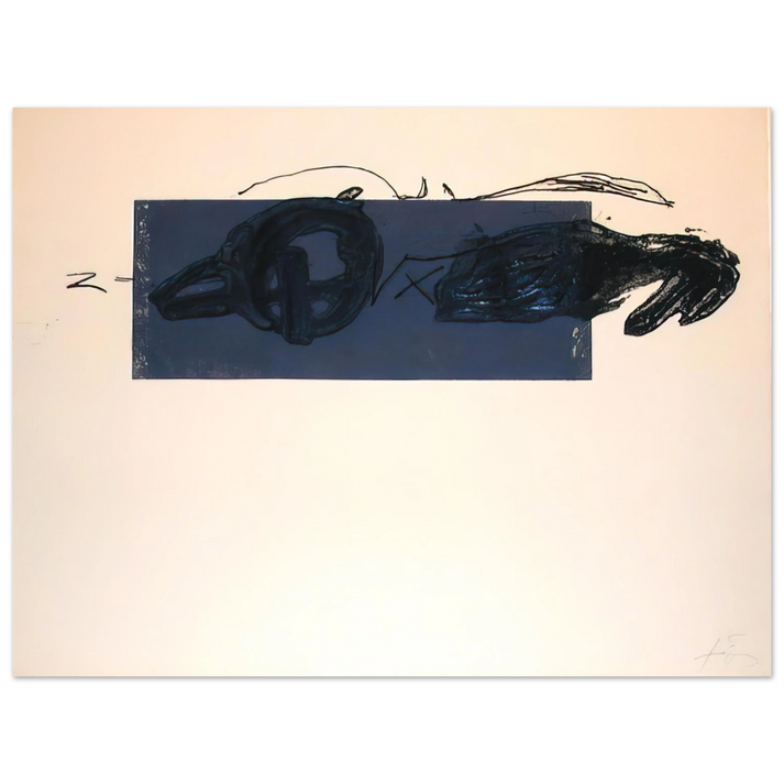 Antoni Tapies - Z 1981  75x100 cm / 30x40inches Fine Art Poster