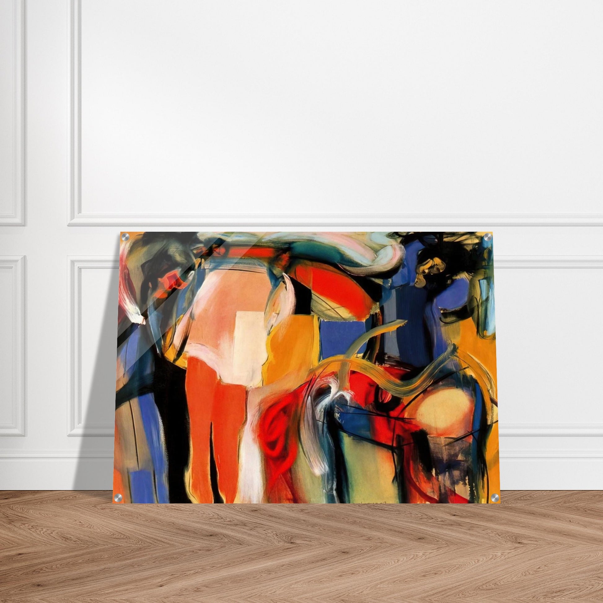Autobiography - Abstract Expressionism - Miriam Schapiro Acrylic Print - 70x100 cm / 28x40″ inches