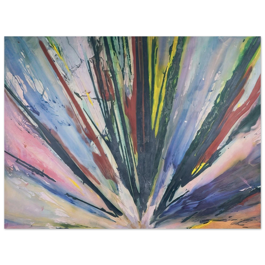 Sam Gilliam - Stand  75x100 cm / 30x40inches Fine Art Poster