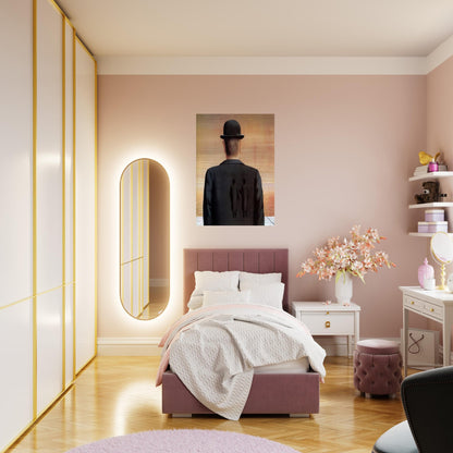 THE SPIRIT OF ADVENTURE 1962 - Rene Magritte Brushed Aluminum Print - 70x100 cm / 28x40 inches | Rene Magritte Aluminum Print | Rene Magritte Prints