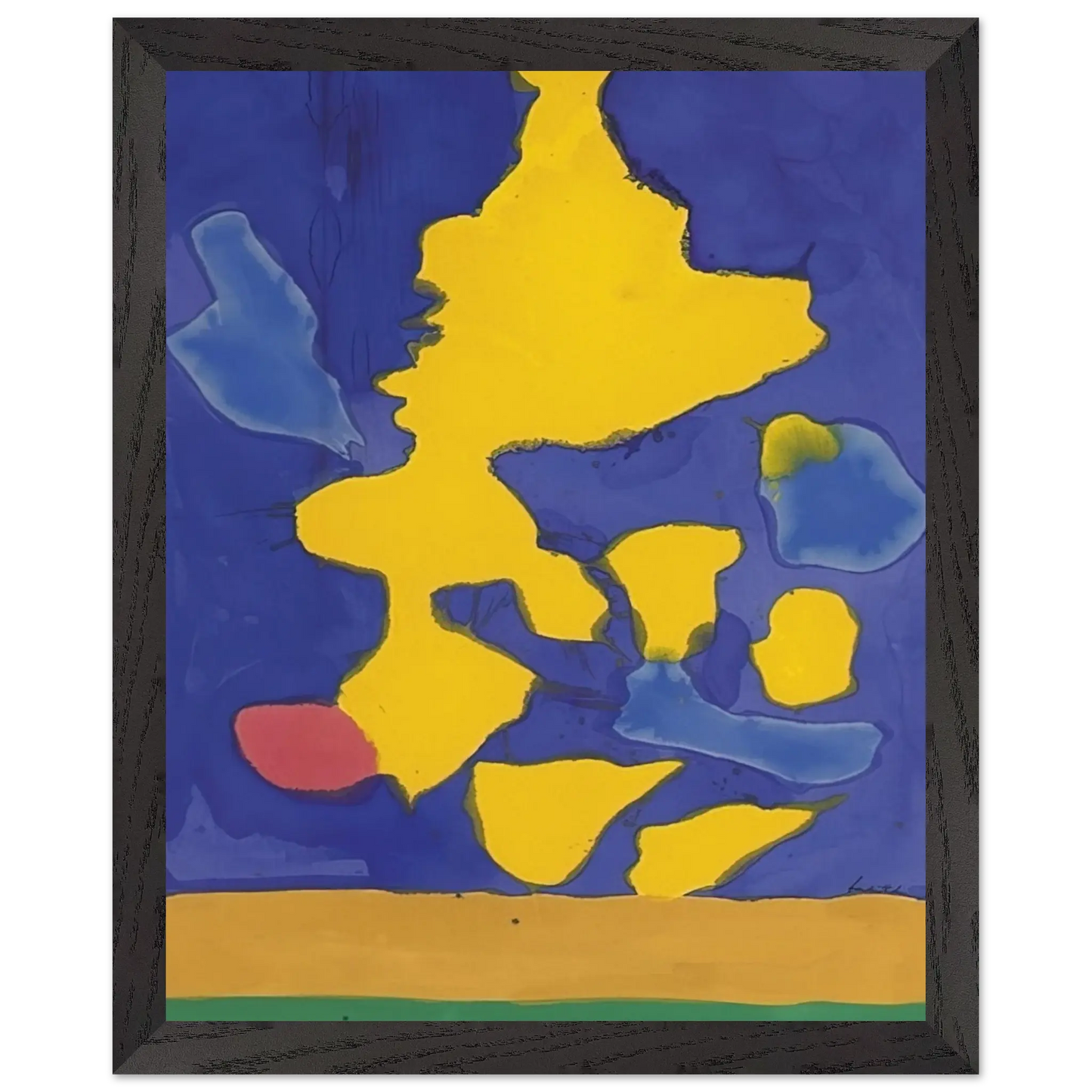 Helen Frankenthaler - Saturn Revisited - 1964 Wall art - 30x45 cm / 12x18 Inches - Fine Art Poster - -