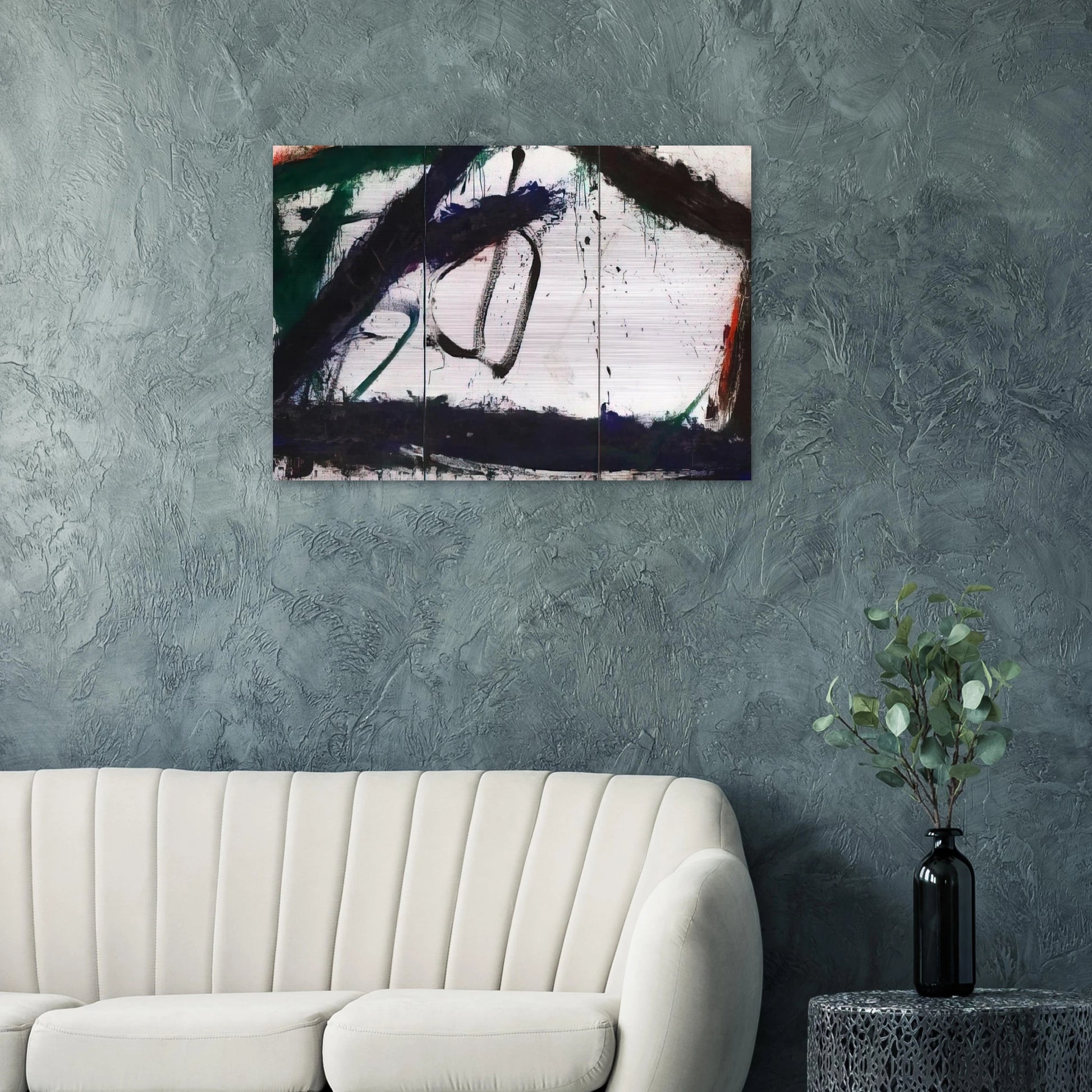 Frozen Summer - 1966 - Norman Bluhm Brushed Aluminum Print - 70x100 cm / 28x40 inches | Norman Bluhm Aluminum Print | Norman Bluhm Prints