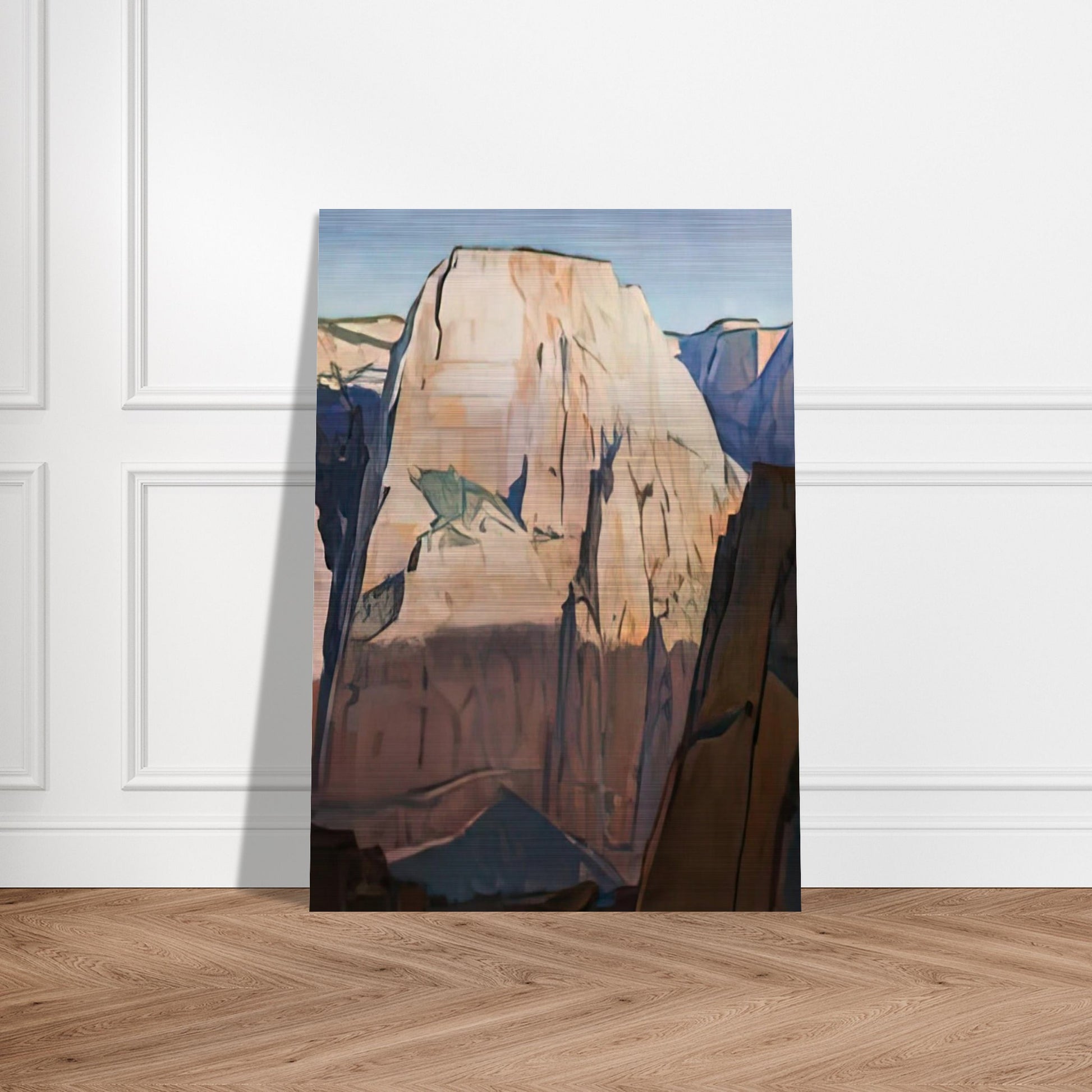 GREAT WHITE THRONE ZION CANYON UTAH 1933 - Maynard Dixon Brushed Aluminum Print - 70x100 cm / 28x40 inches | Maynard Dixon Aluminum Print | Maynard Dixon Prints