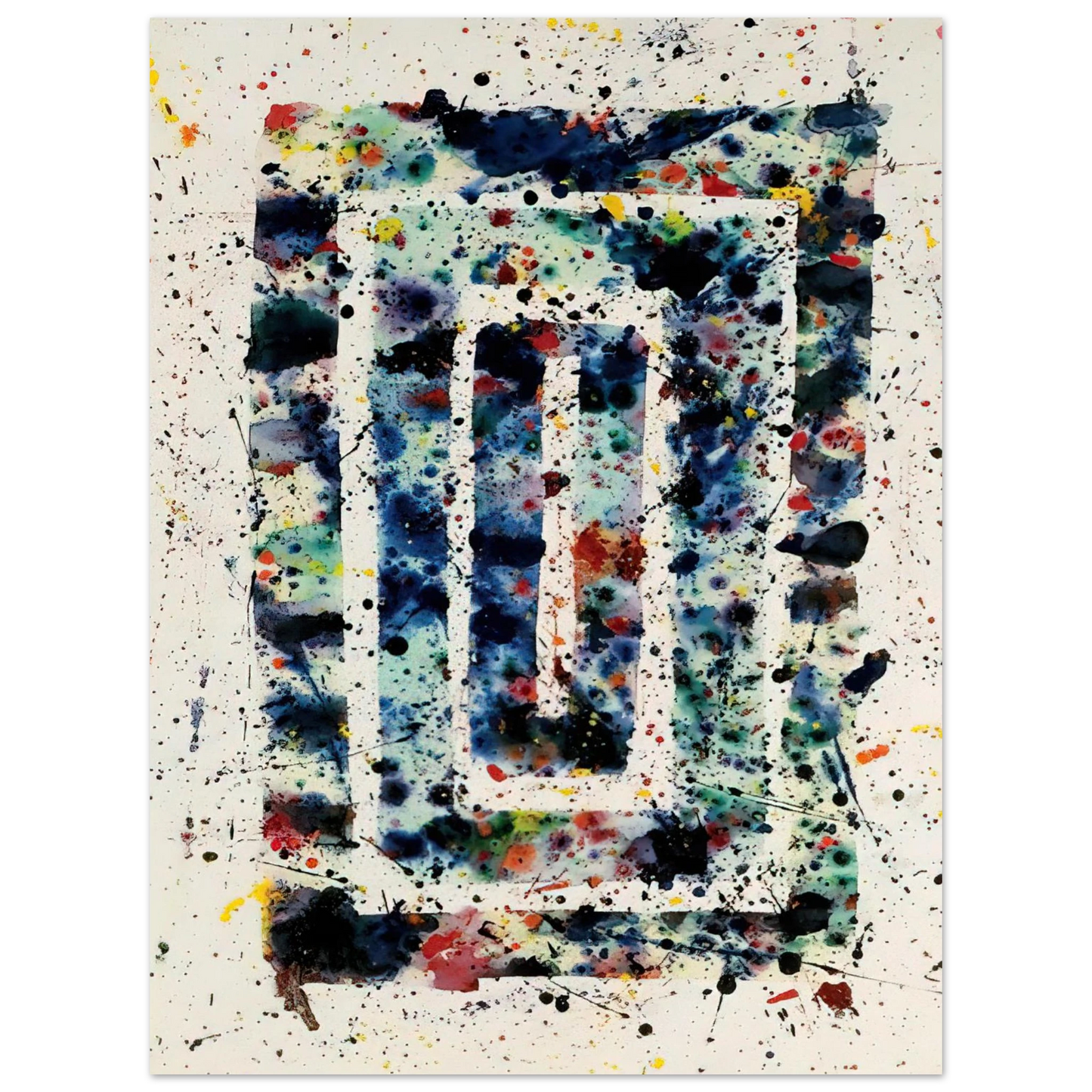 Sam Francis - Untitled  SF75-102   75x100 cm / 30x40inches Fine Art Poster