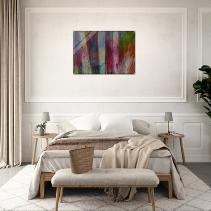Rainfall - Sam Gilliam Acrylic Print - 70x100 cm / 28x40″ inches