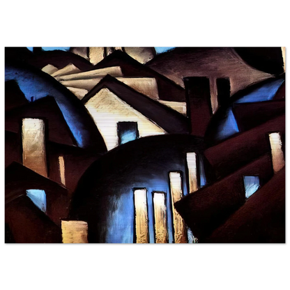 Nature Symbolized or Reefs - 1924 - Arthur Dove Brushed Aluminum Print - 70x100 cm / 28x40 inches | Arthur Dove Aluminum Print | Arthur Dove Prints
