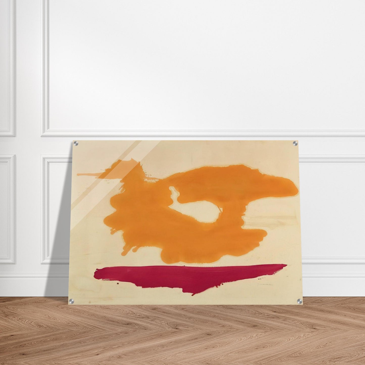 Only Orange - 1963 - Helen Frankenthaler Acrylic Print - 70x100 cm / 28x40″ inches