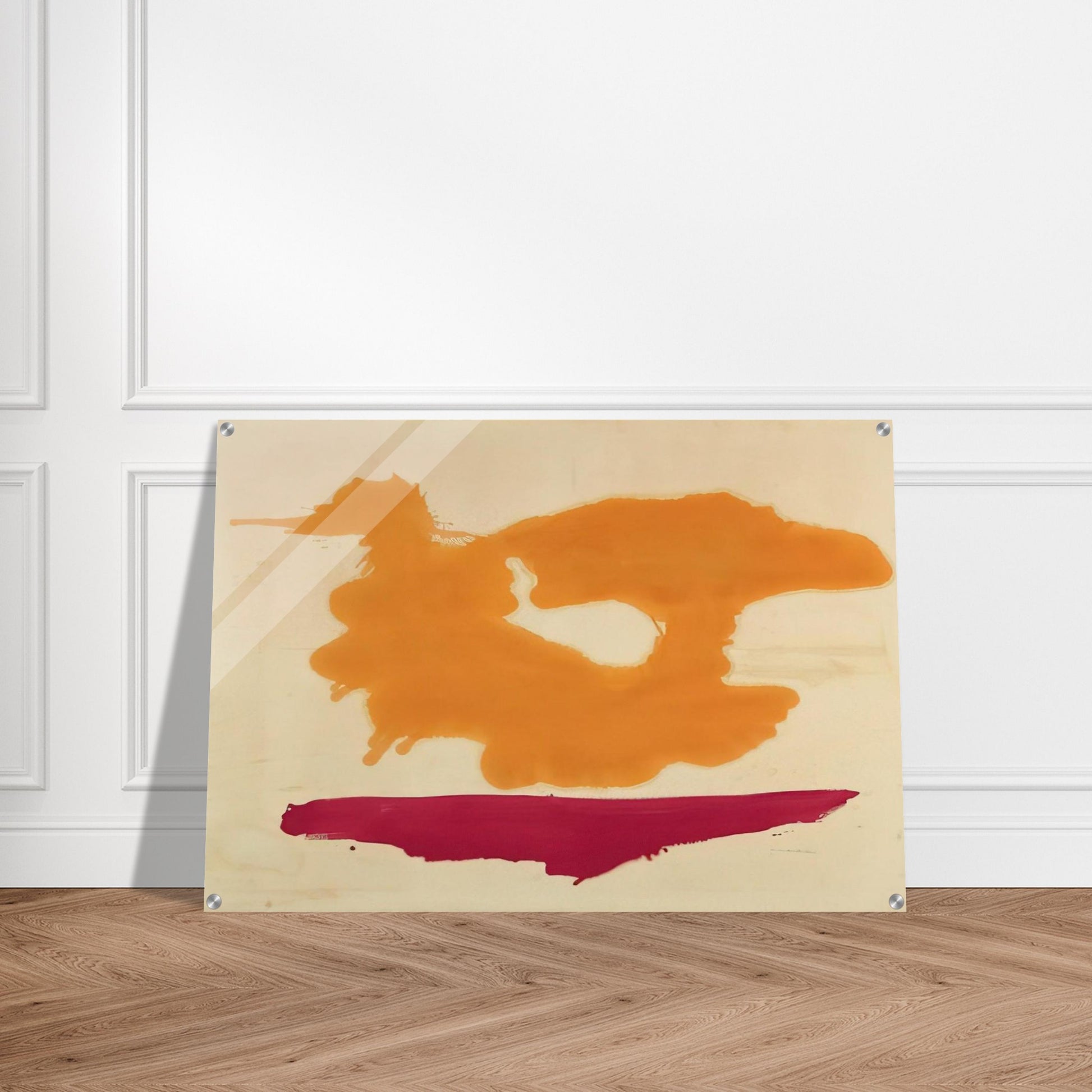 Only Orange - 1963 - Helen Frankenthaler Acrylic Print - 70x100 cm / 28x40″ inches