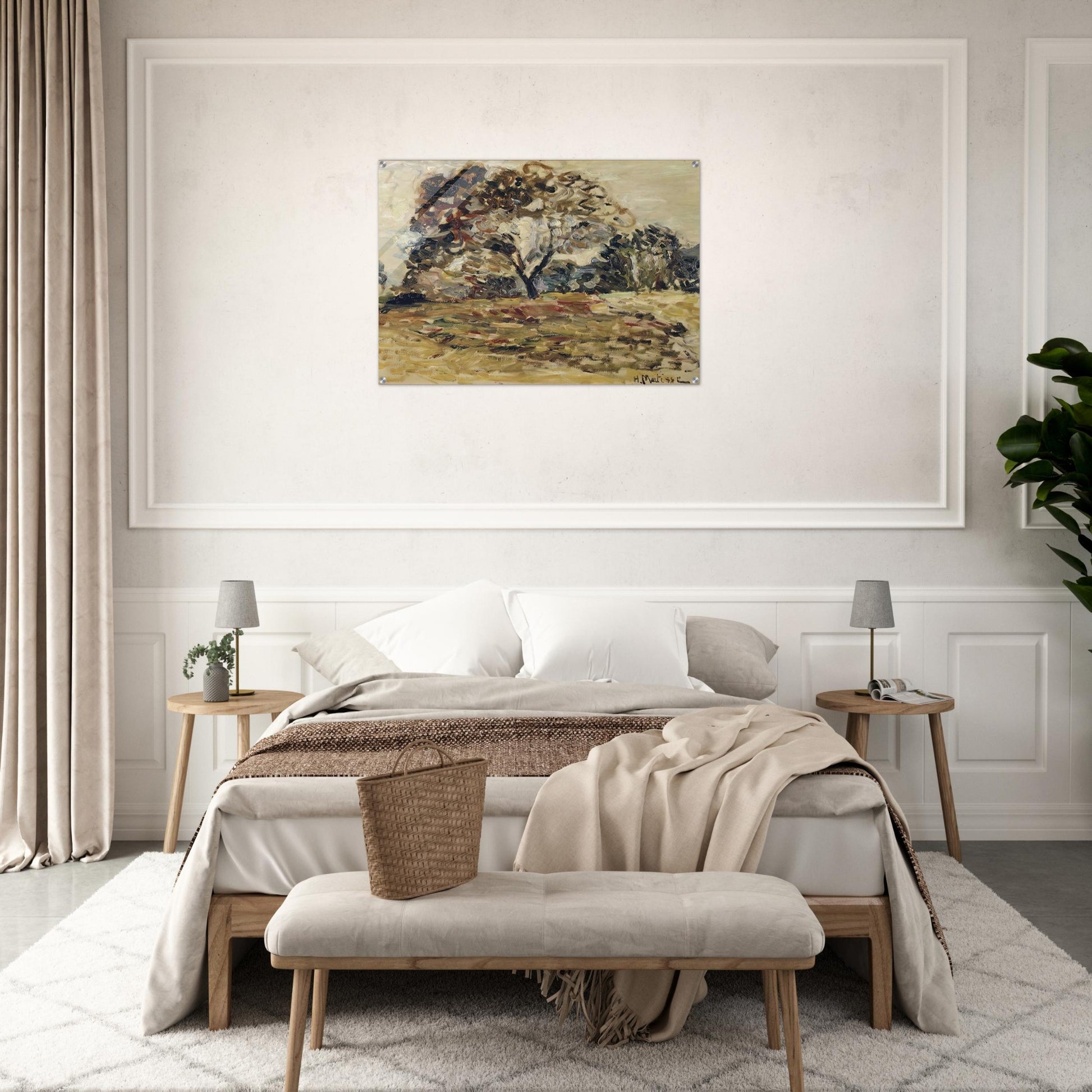 LANDSCAPE OF CORSICA 1 - Henri Matisse Acrylic Print - 70x100 cm / 28x40″ inches | Henri Matisse Wall Art | Henri Matisse Prints