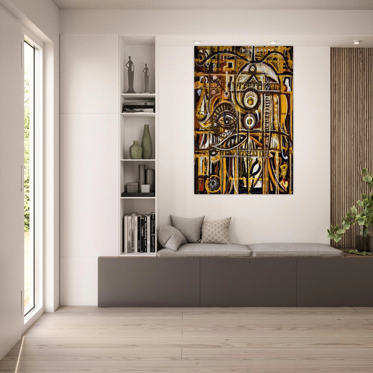 Abstract Eye - 1943 - Richard Pousette-Dart Art Prints - 100x150 cm / 40x60″ inches | Richard Pousette-Dart Poster | Richard Pousette-Dart Prints