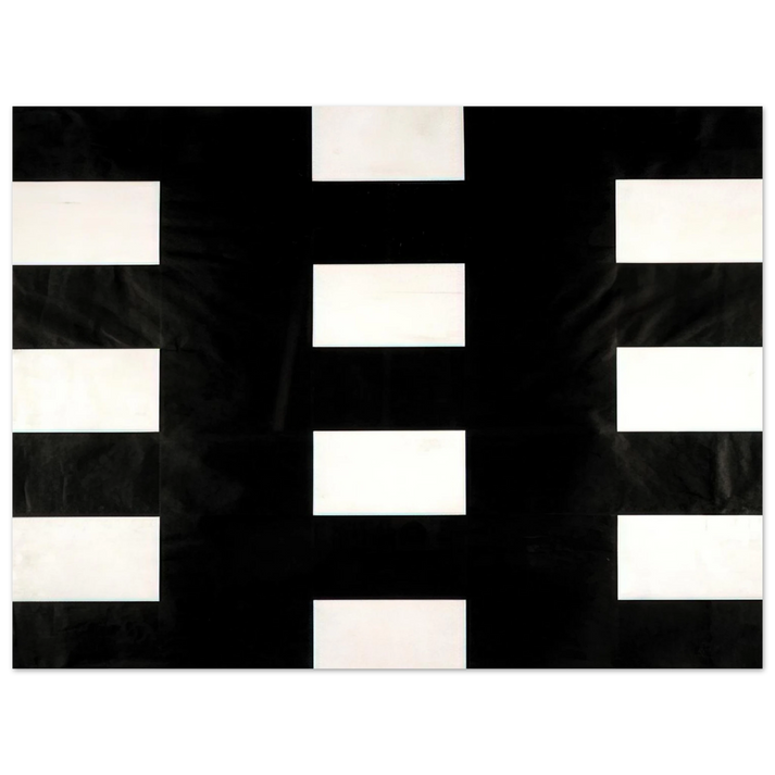Ellsworth Kelly - White and Black  75x100 cm / 30x40inches Fine Art Poster