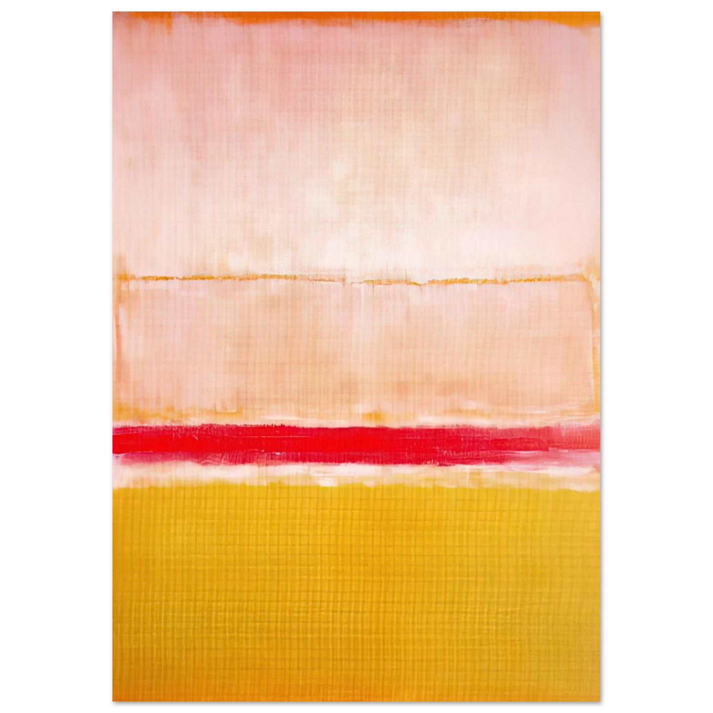 Mark Rothko - No.2 - 1950 Wall Art - 60x80 cm / 24x32 inches - Premium Wooden Framed Poster With Fine Art Paper-canvas - Black frame