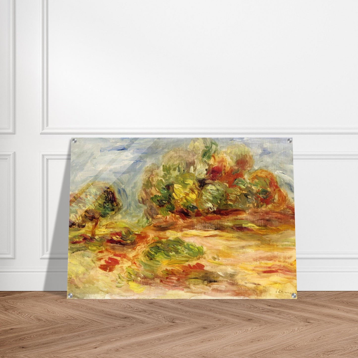 Cagnes Landscape - Pierre-Auguste Renoir Acrylic Print - 70x100 cm / 28x40″ inches