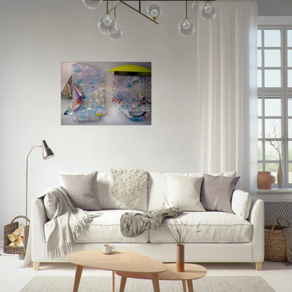 Ibis - Sam Gilliam Brushed Aluminum Print - 70x100 cm / 28x40 inches | Sam Gilliam Aluminum Print | Sam Gilliam Prints
