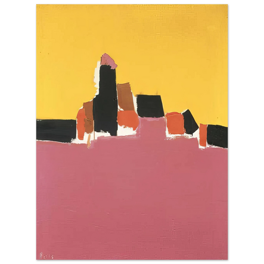 Nicolas de Stael - Syracuse - Lyrical Abstraction Fine Art Poster