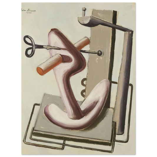 Julius Bissier - Astrazione - 1930  75x100 cm / 30x40inches Fine Art Poster
