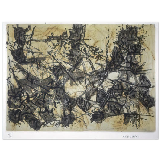 Jean-Paul Riopelle - Constructions chimÃƒÂ©riques  75x100 cm / 30x40inches Fine Art Poster