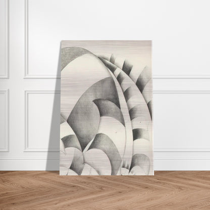 UNTITLED 1967 - Lee Bontecou Brushed Aluminum Print - 70x100 cm / 28x40 inches | Lee Bontecou Aluminum Print | Lee Bontecou Prints