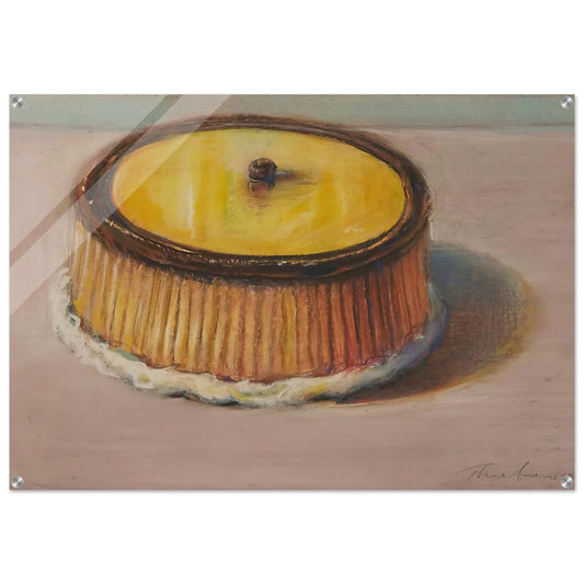 Lemon Cake - 1997 - Wayne Thiebaud Acrylic Print - 70x100 cm / 28x40″ inches