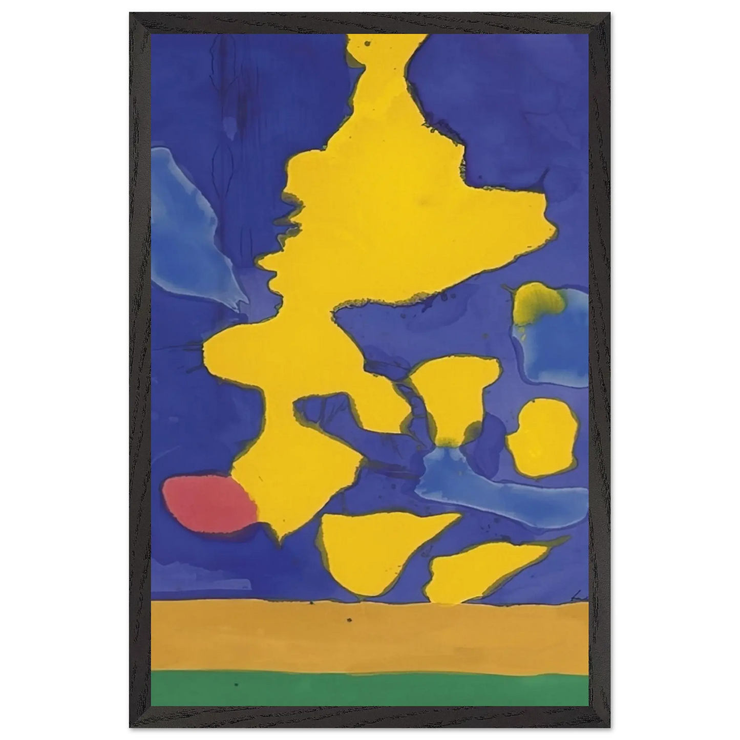 Helen Frankenthaler - Saturn Revisited - 1964 Wall art - 27x35 cm / 11x14 Inches - Fine Art Poster - -